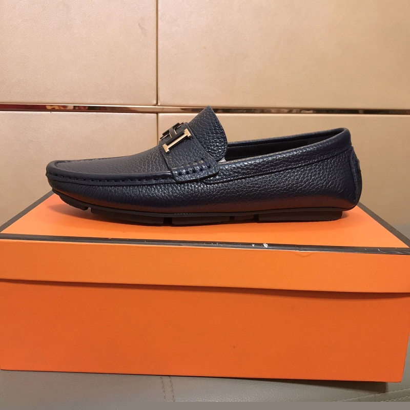 H**mes leather shoes